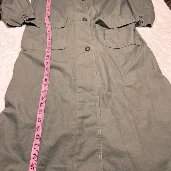 Eddie Bauer trench coat jacket womens size medium - Picture 7 of 9